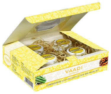 Vaadi Herbals Lemongrass Anti Pigmentation Spa Facial Kit with Cedarwood Extract, 70g